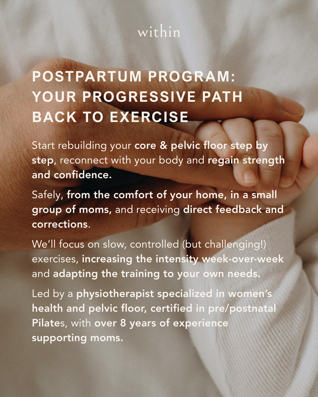 REBUILD: Postpartum recovery program