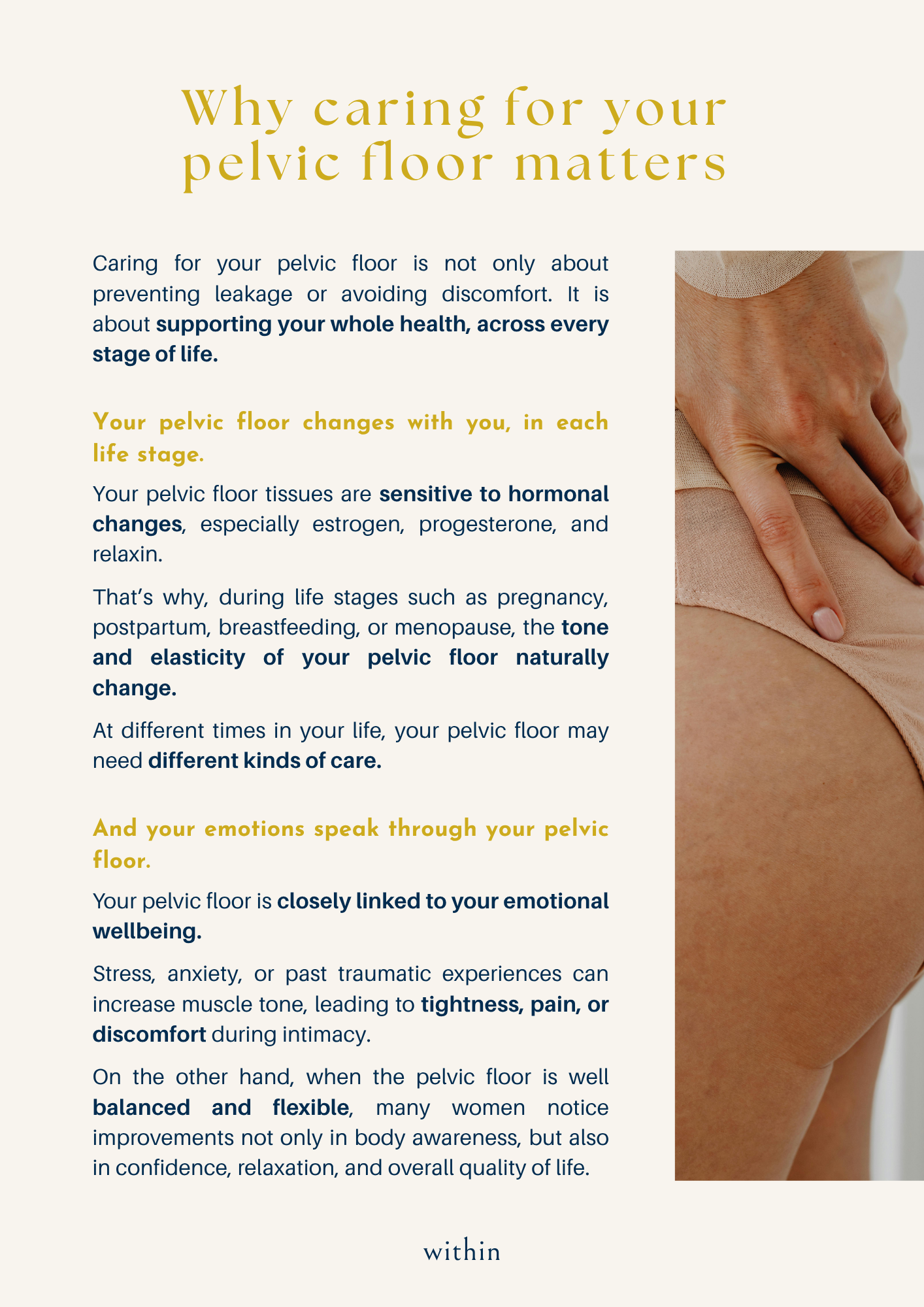 Digital pelvic floor guide: Feel strong, confident, and comfortable every day