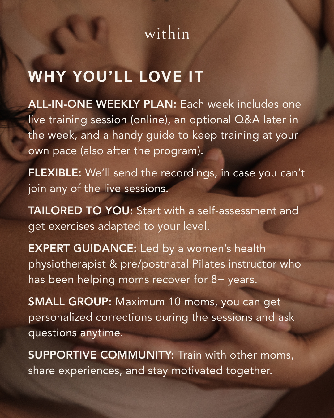 REBUILD: Postpartum recovery program